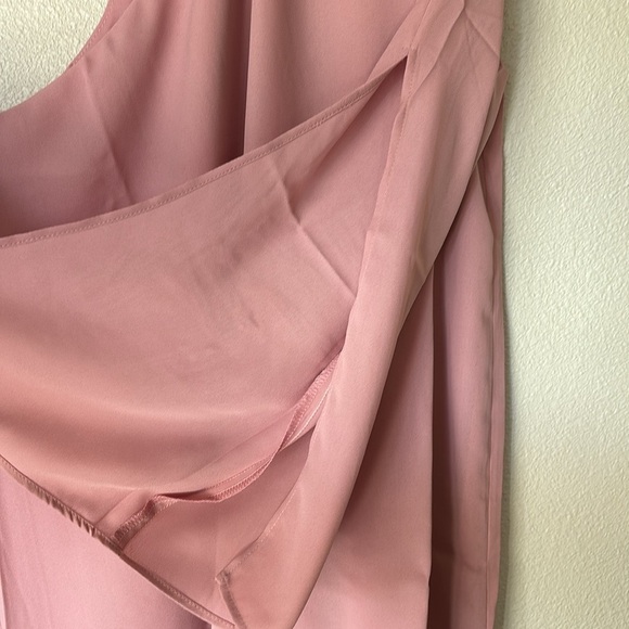 Three Eighty Two Pink One Shoulder Mini Dress Small - Picture 6 of 9